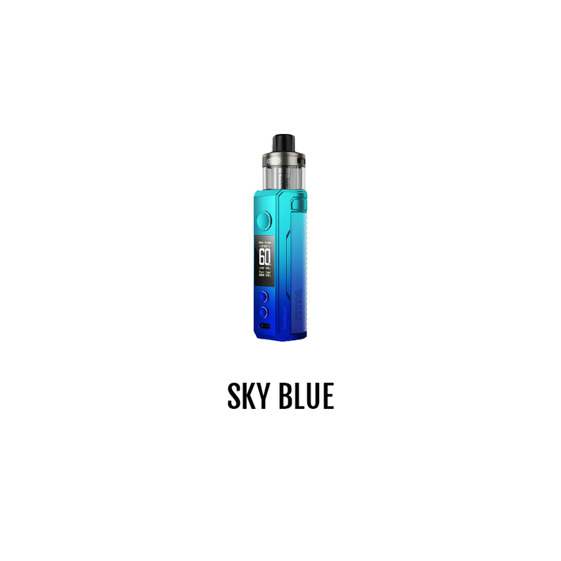 voopoo drag 2 blue Voopoo Drag S2 Pod Vape Kit Sky Blue main image 1