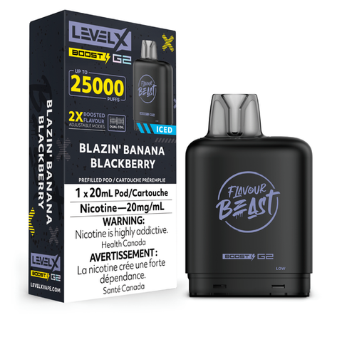 Flavour Beast Level X Boost Prefilled Pod 25k