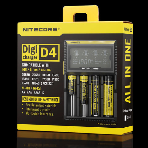 Nitecore Intellicharger D4 LCD Battery Charger