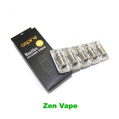 5pcs Aspire Nautilus BVC Coil Replacement Zen Vape Edmonton